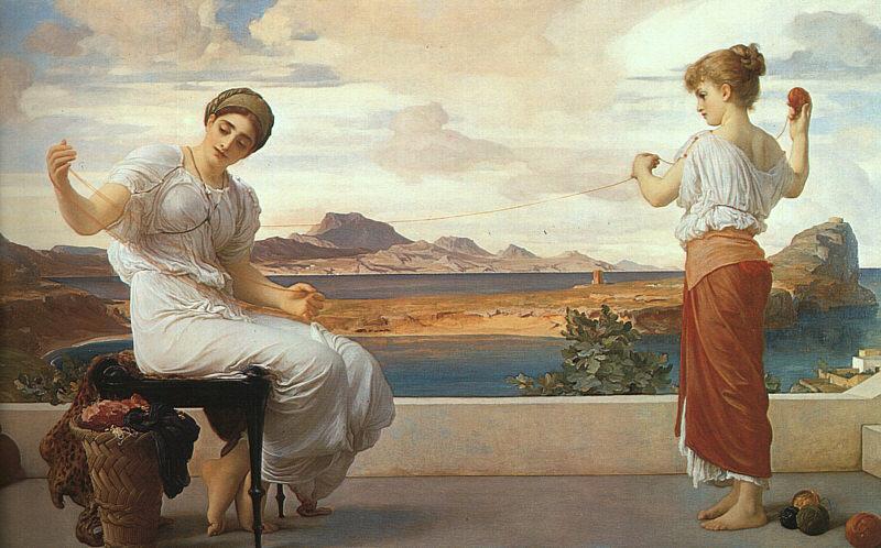 Lord Frederic Leighton Winding the Skein Germany oil painting art